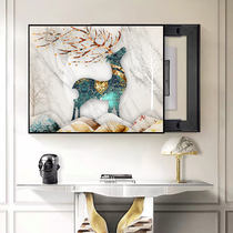 Electricity meter box decorative painting Non-punching modern simple shielding power distribution box living room main switch switch switch box cover