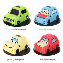 New cartoon car cake model Tianzhuo simulation cake European-style creative fruit grain plastic cake decoration