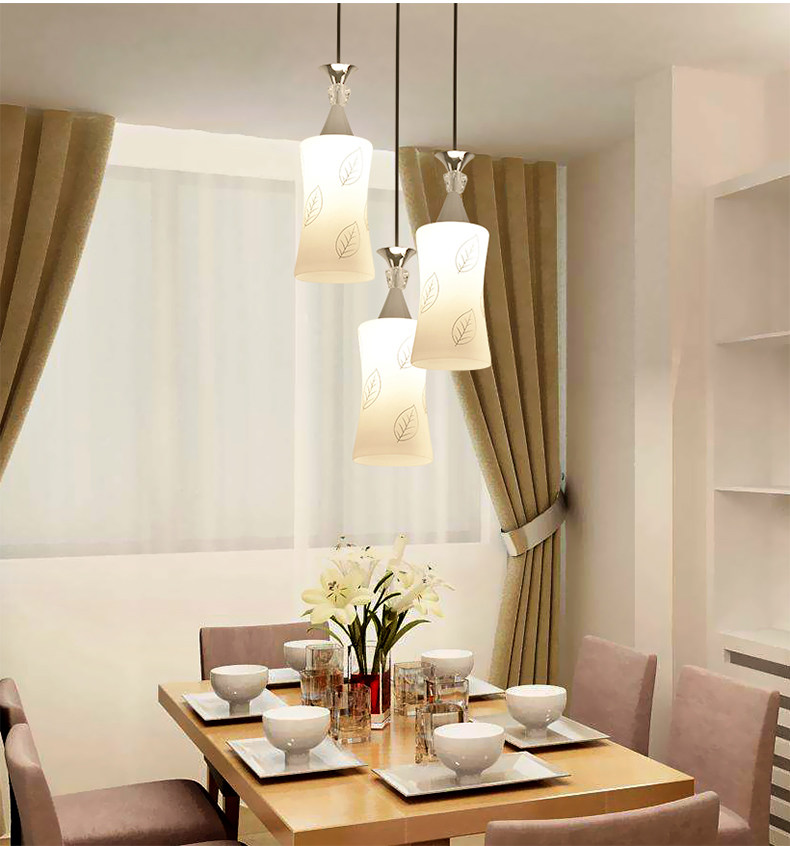 餐厅吊灯现代简约三头创意餐桌灯时尚个性大气饭厅led客厅灯具