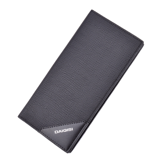 Multi -card men's wallet long fashion leather ticket clip Japanese and Korean casual wallet men's thin male student wallet tide Multi -card men's wallet long fashion leather ticket clip Japanese and Korean casual wallet men's thin male student wallet tide