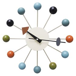 Nordic creative wall clock ball clock wall clock candy art silent simple round ball decorative quartz clock