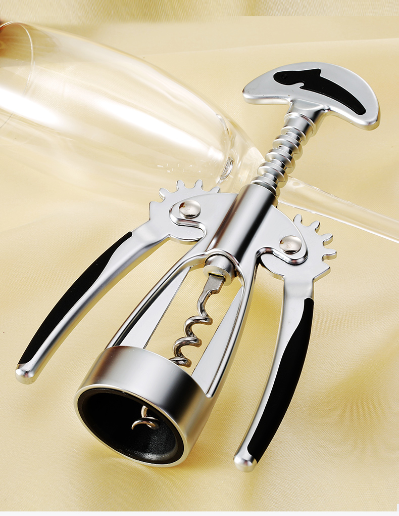 海豚恋人不锈钢锌合金红酒开瓶器葡萄酒起子启瓶器省力家用酒启_7折