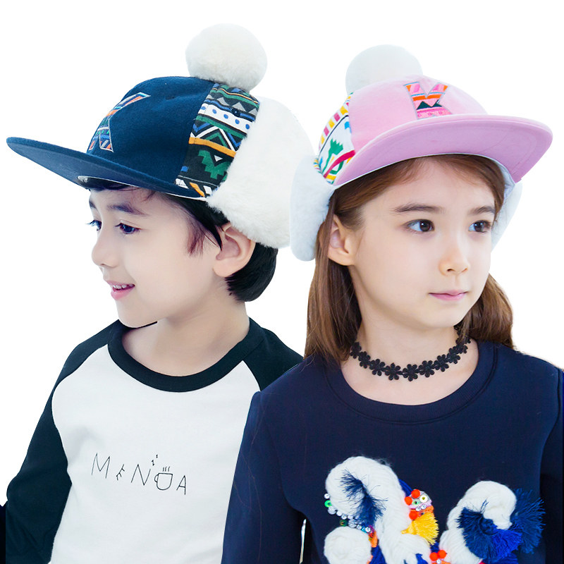 【kocotree凌越专卖店】韩国kk树儿童帽子秋冬新品男女宝宝保暖鸭舌套