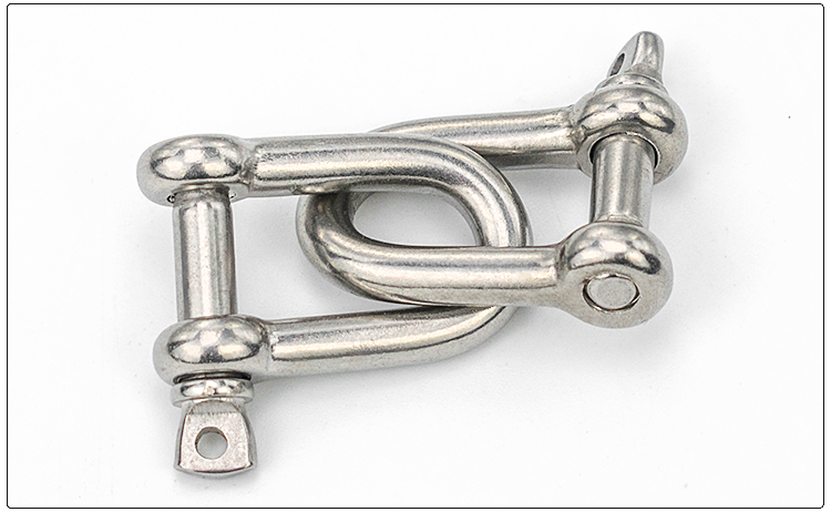 国标304不锈钢d型弓形卸扣u型环起重吊环吊装工具卸扣连接口吊耳