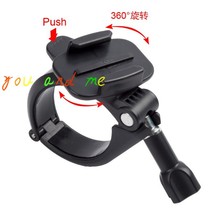 Gopro hero5 4 3 hand seat tube long pole fixed seat 360 degree rotating bicycle clip