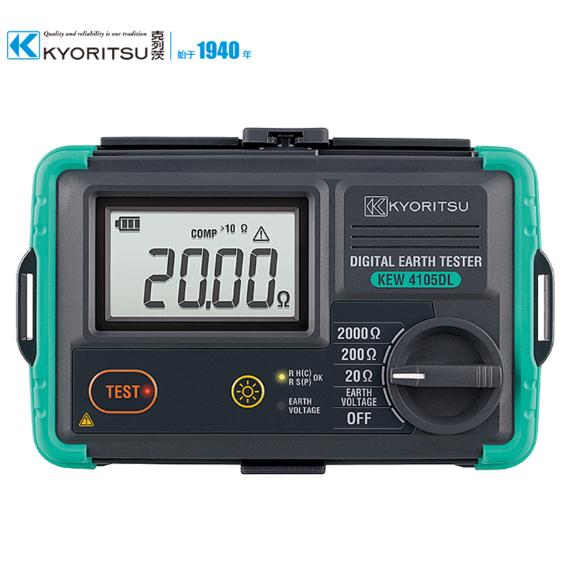 japan kyoritsu grounding resistance tester model4102ah krietz lightning protection grounding resistance meter 4105ah