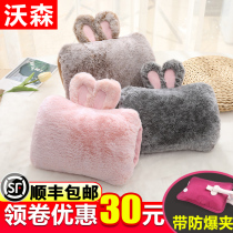 Hot water bag female student cute rechargeable baby cute explosion-proof plush new belly hand warmer