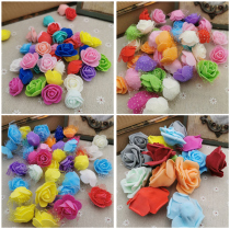 pe foam flower emulated flower fake flower rose flower ring material foam bear adornment accessories diy