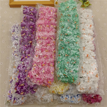 Colorful Rose Flower Rings Material Delight sugar box accessories Christmas DIY emulated flowers Wedding decoration Bride Head Flowers