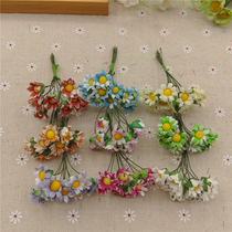 1 5cm Small Sun Flowers Ring Material Delight Sugar Box Chrysanthemum Accessories DIY Handmade Simulation Flowers