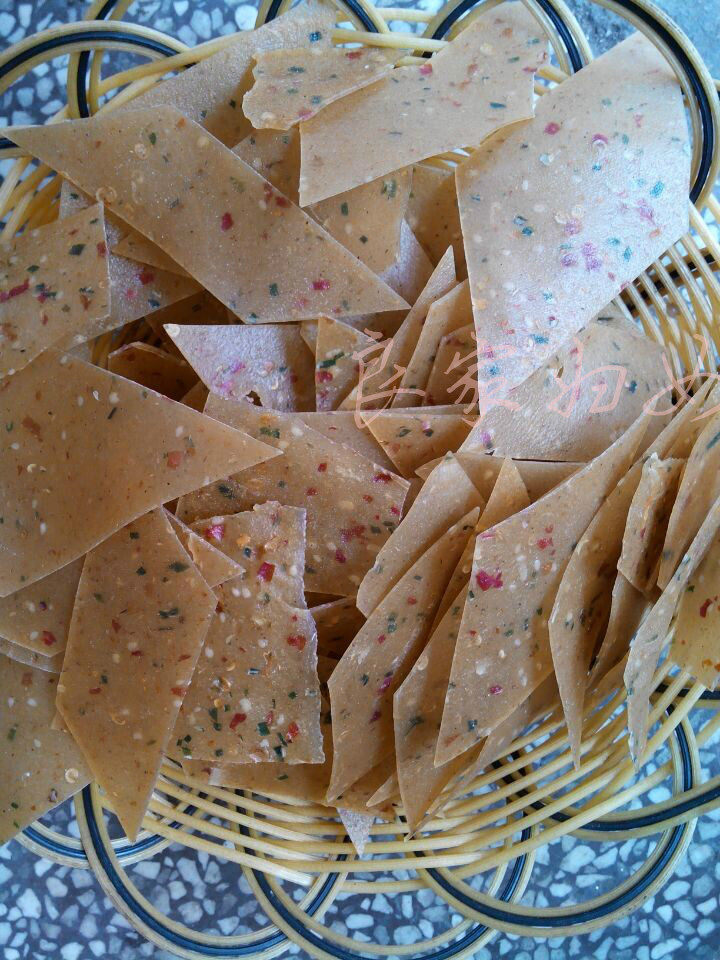 客家土特产 油炸烫皮 砂炒烫皮 江西赣南土特产零食 烫皮骨 香辣