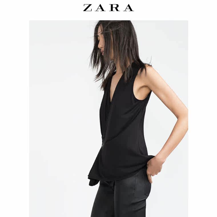 ZARA 女装 侧褶裥上衣 05039220800