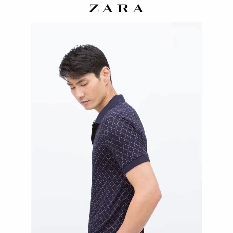 ZARA男装 短袖 POLO 衫  01259304407