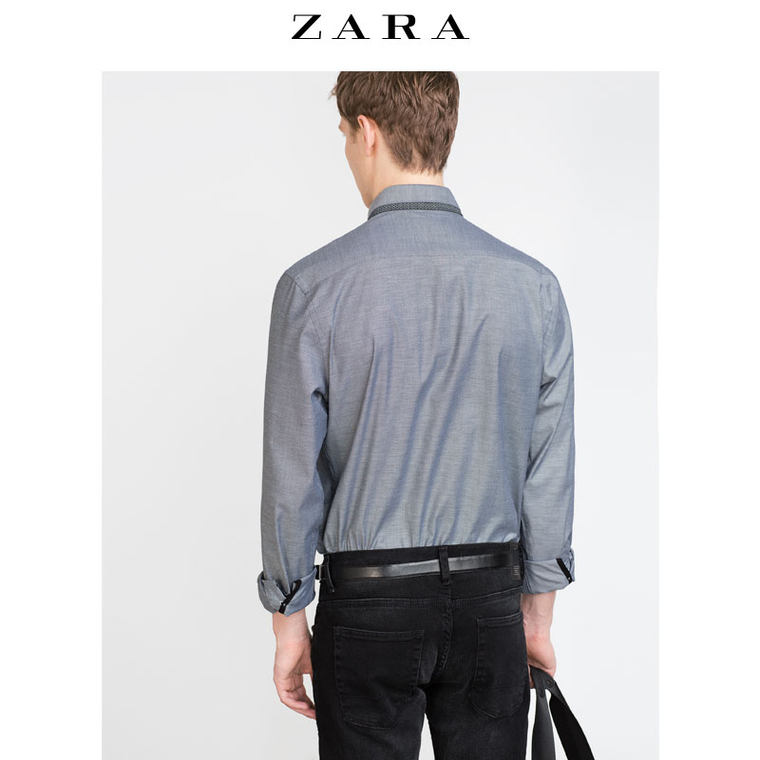 ZARA 男装 双领衬衫 05588300802