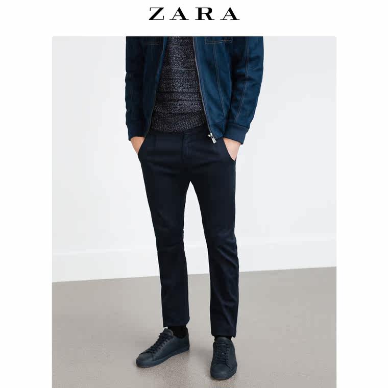 ZARA 男装 棉制休闲裤 06917320401