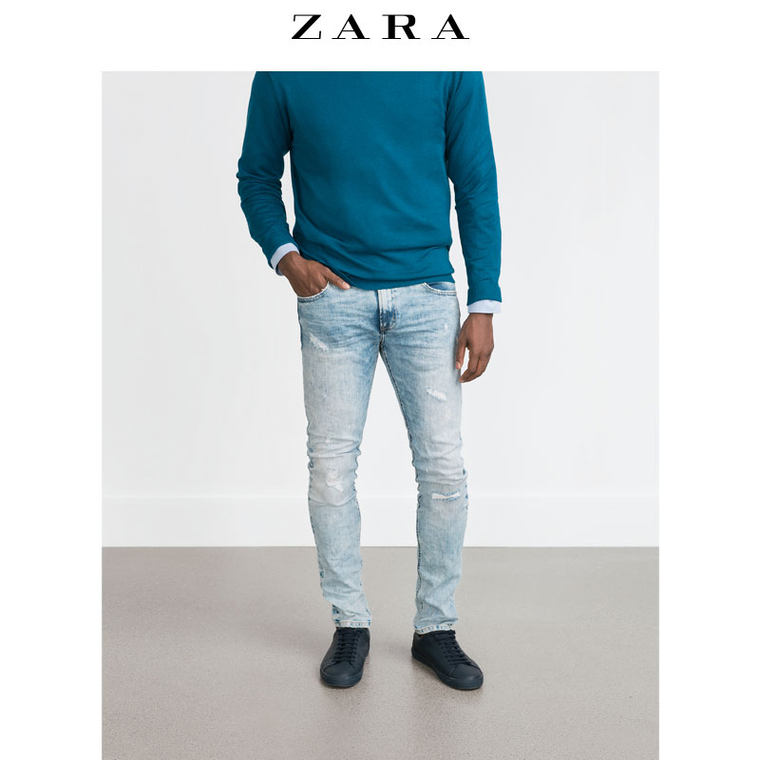 ZARA 男装 紧身牛仔裤 06855301406