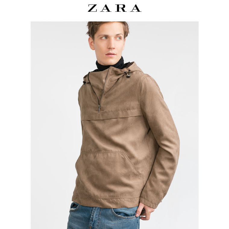 ZARA 男装 钱包形口袋罩衫 04341312704