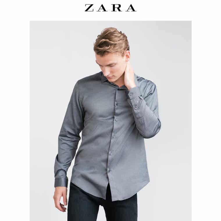 ZARA 男装 基本款牛津衬衫 03894330807