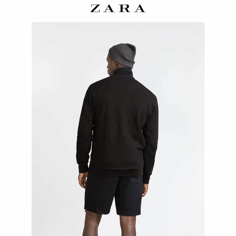 ZARA 男装 珠地布飞行员夹克 01701314800