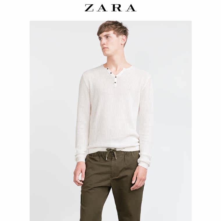 ZARA 男装 纹理针织衫 00693322712