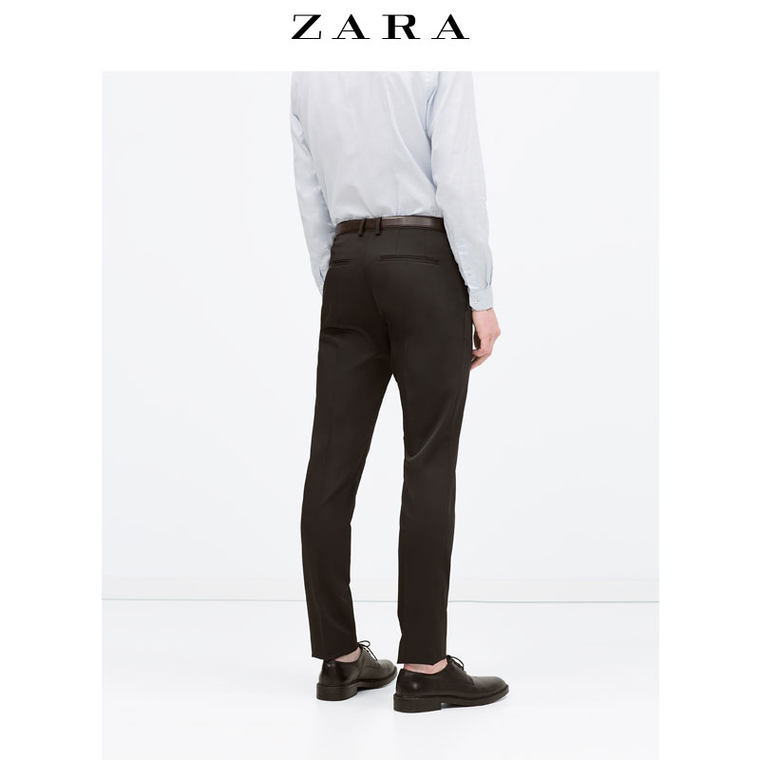 ZARA 男装 侧带饰长裤 05653584800