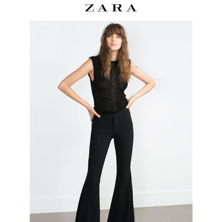 ZARA 女装 网眼短版上衣 03859107800