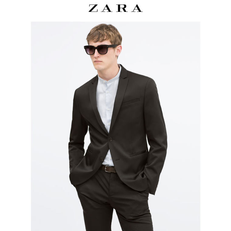 ZARA 男装 科技布料休闲西装外套 05652584800