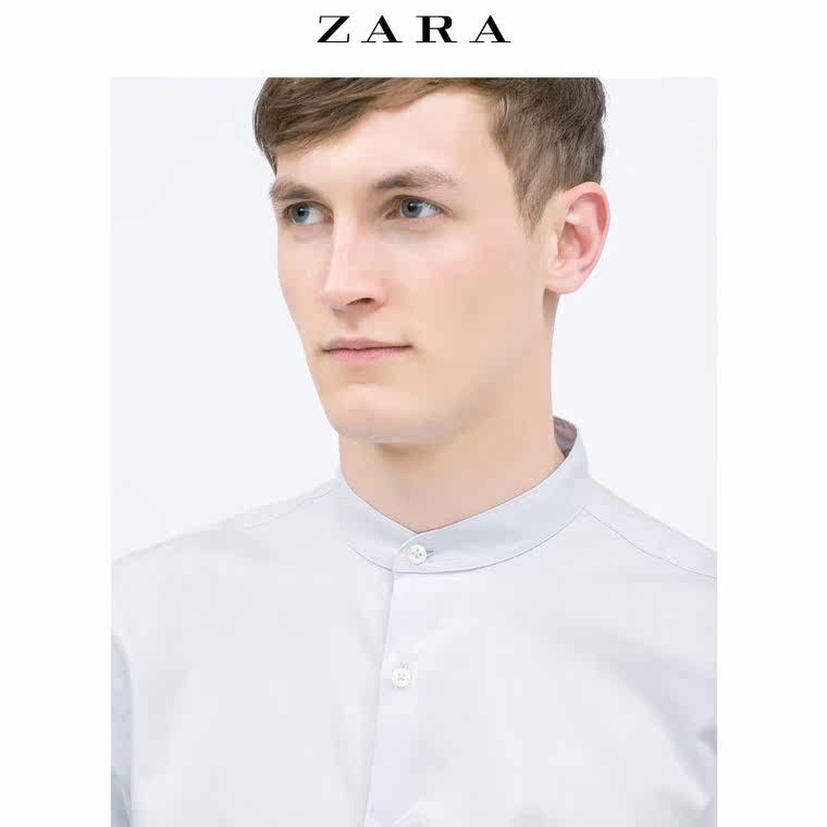 ZARA 男装 立领衬衫 07545400403