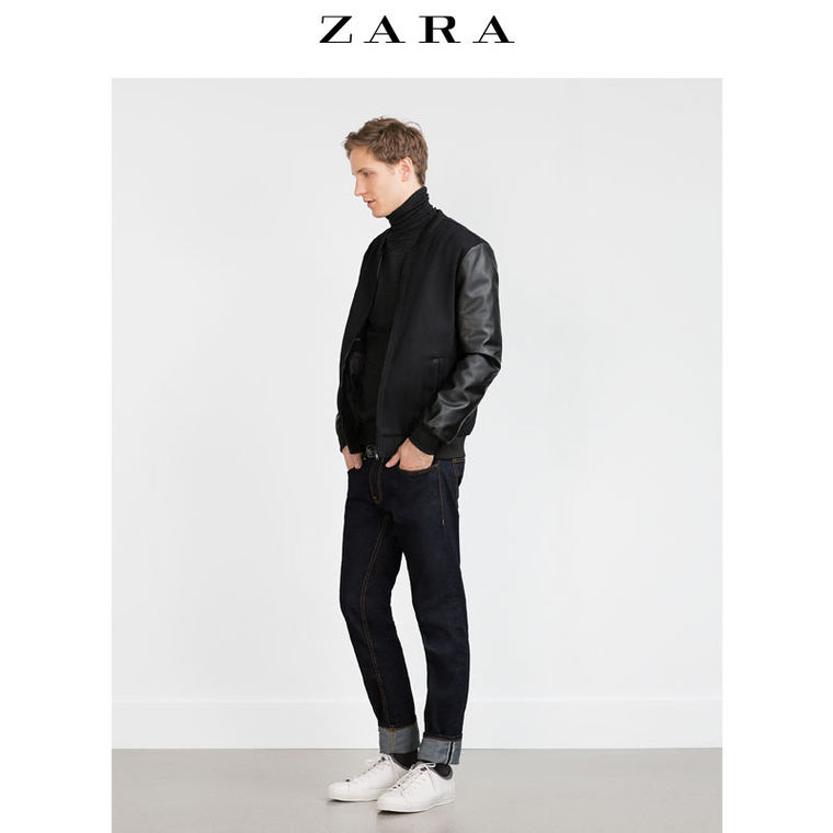 ZARA 男装 拼接外套 06861452800