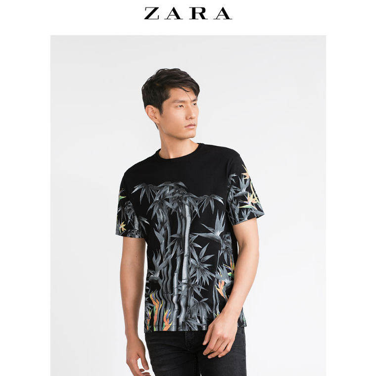 ZARA男装 双面 T 恤 00495302800