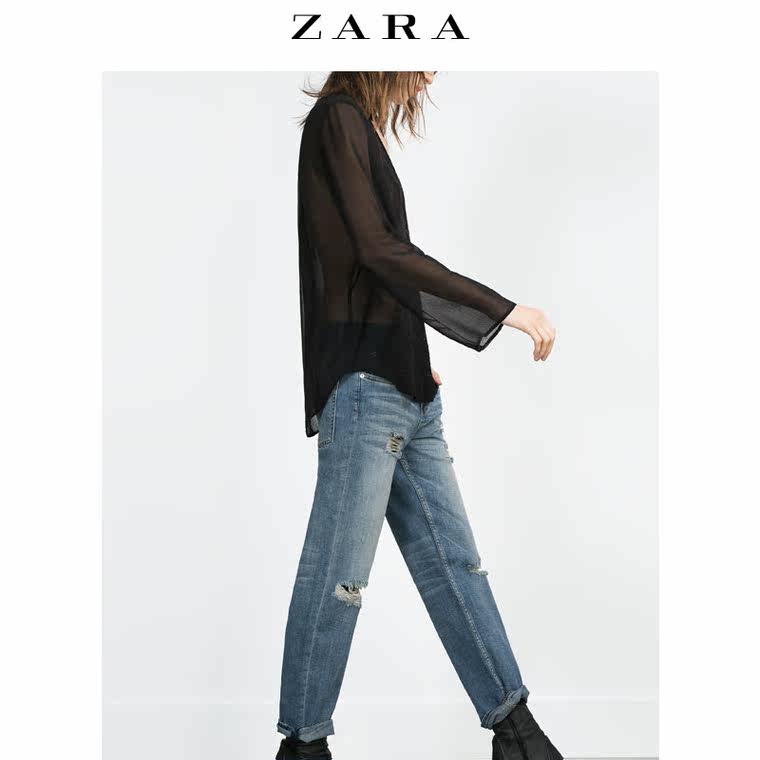 ZARA 女装 男友牛仔裤 03473040400