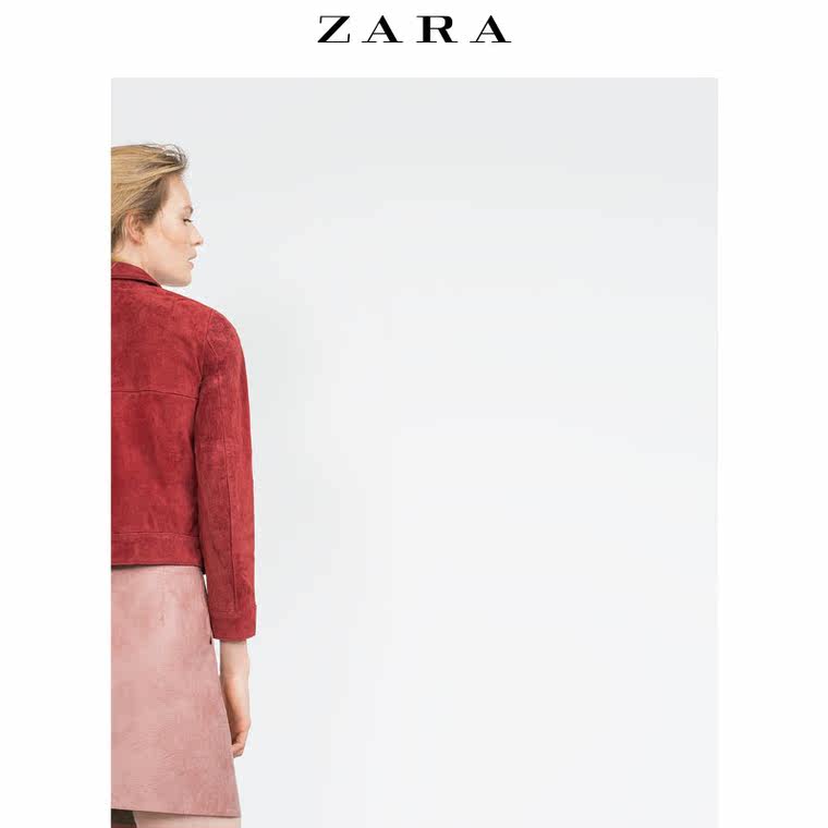 ZARA 女装 仿皮裙 02398301942