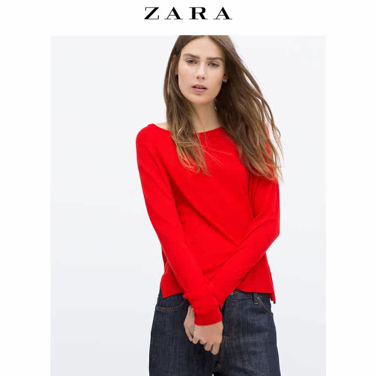 ZARA 女装 侧开叉针织衫 01509103600