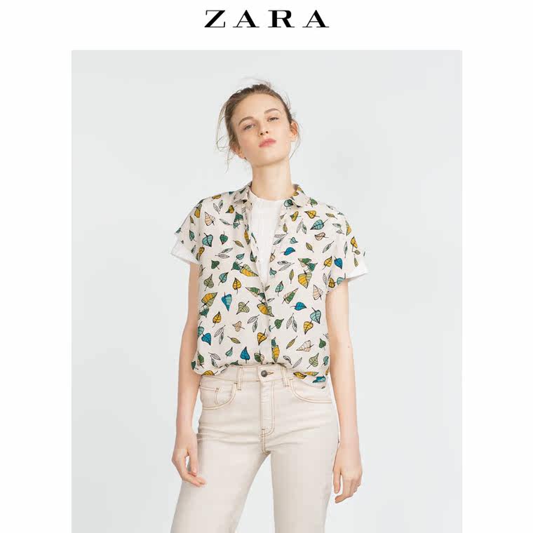 ZARA 女装 真丝罩衫 07884099712