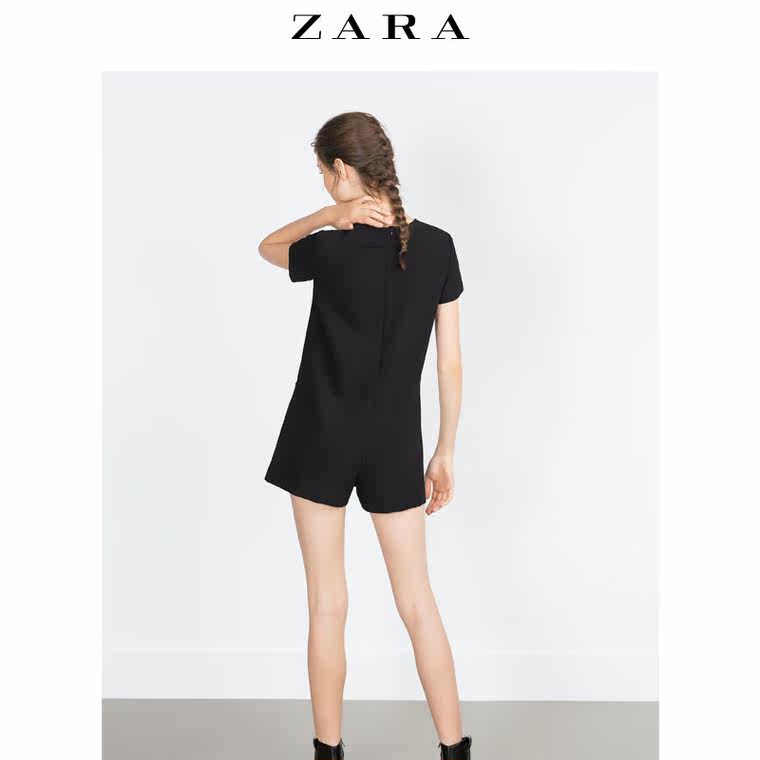 ZARA TRF 女装 前褶连衫裤 07901262800