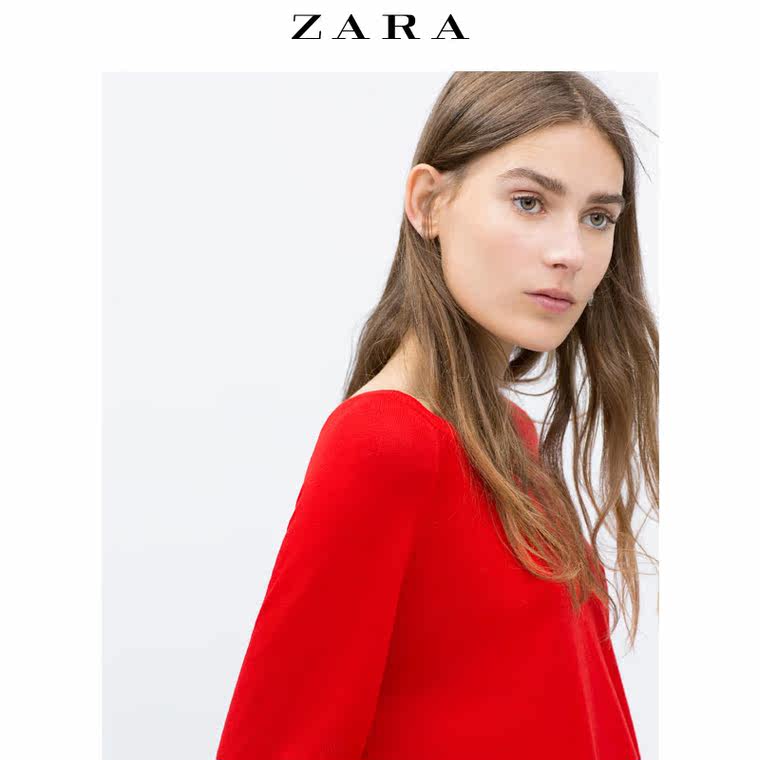 ZARA 女装 侧开叉针织衫 01509103600