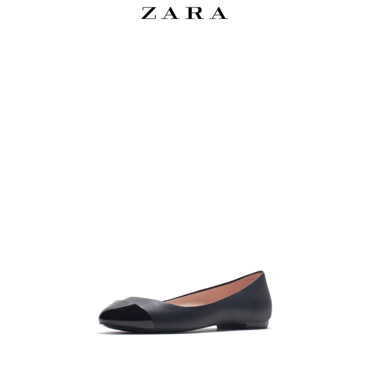 ZARA TRF 女鞋 包头芭蕾鞋 17256001040