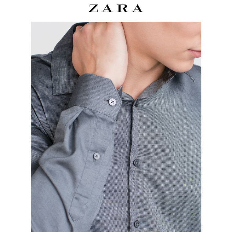 ZARA 男装 基本款牛津衬衫 03894330807