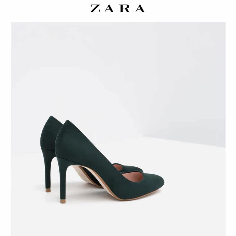 ZARA 女鞋 尖头高跟鞋 16212001030