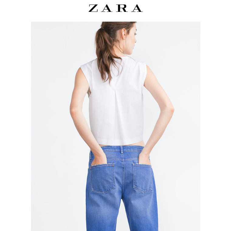 ZARA TRF 女装 府绸上衣 07687435250