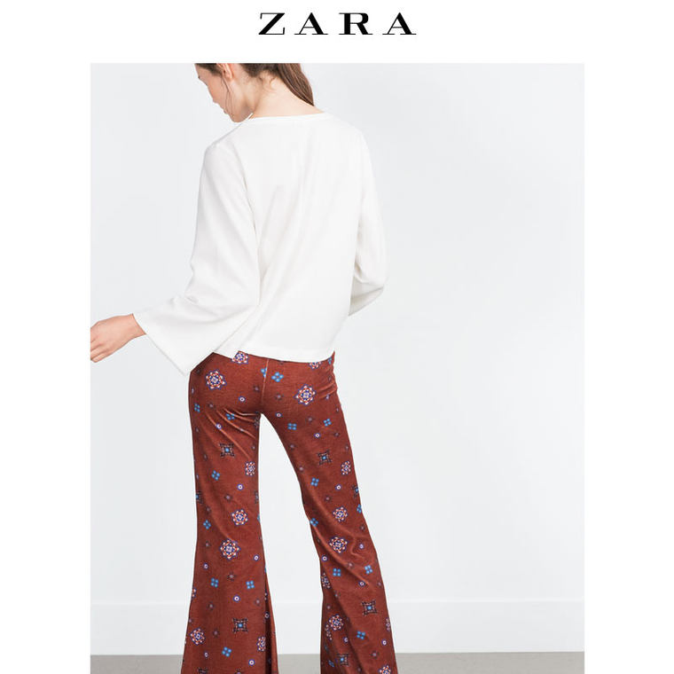 ZARA TRF 女装 钟形袖运动衫 01501271250