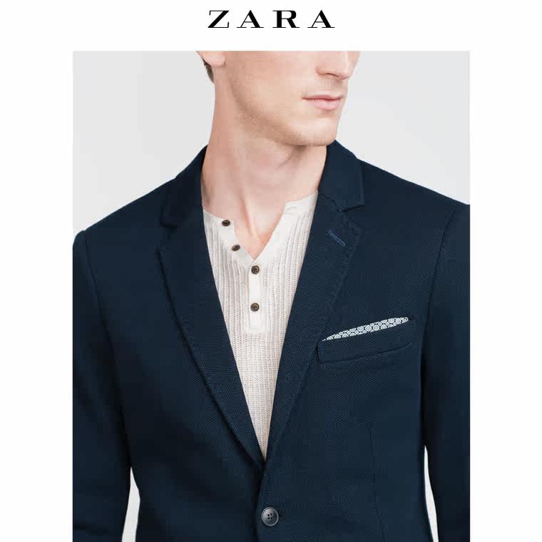 ZARA 男装 基本款休闲西装外套 00706361401