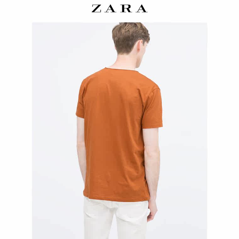 ZARA 男装 V 领 T 恤 00722306635