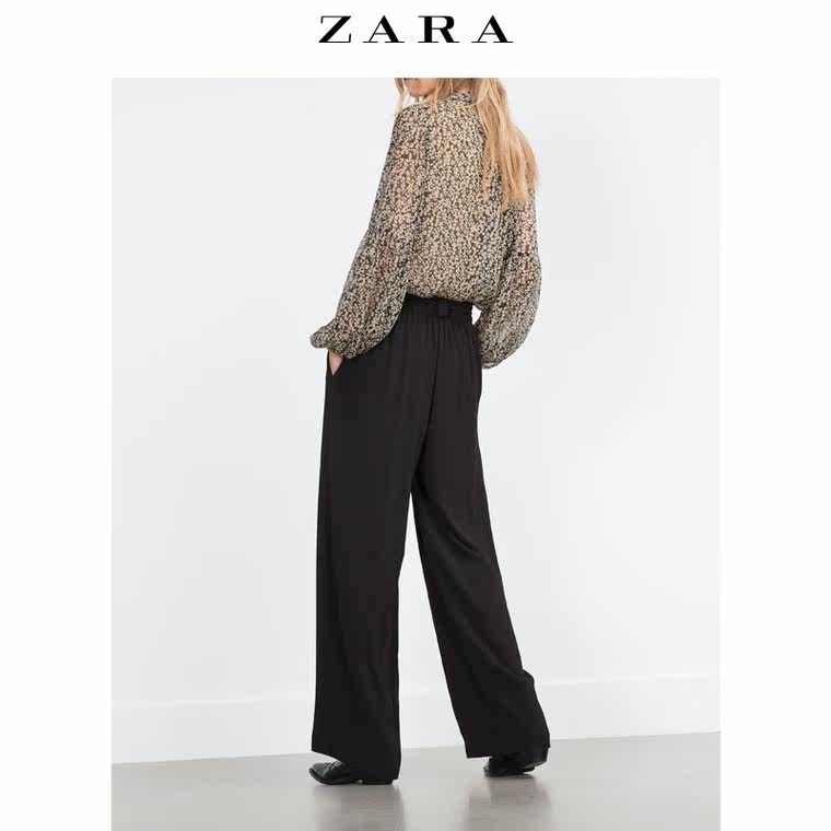 ZARA TRF 女装 吊裆长裤 07288301800