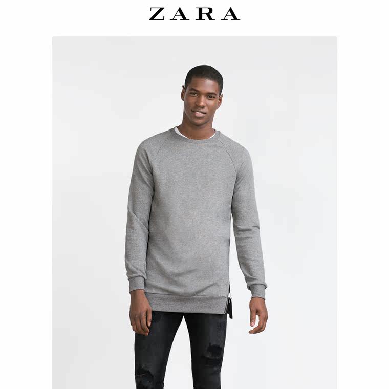 ZARA 男装 拉链饰运动衫 00722317803