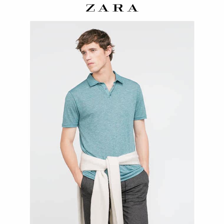 ZARA 男装 针织马球衫 04231303402