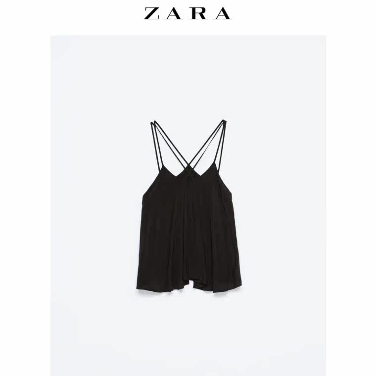 ZARA TRF 女装 交叉背带上衣 02298001800