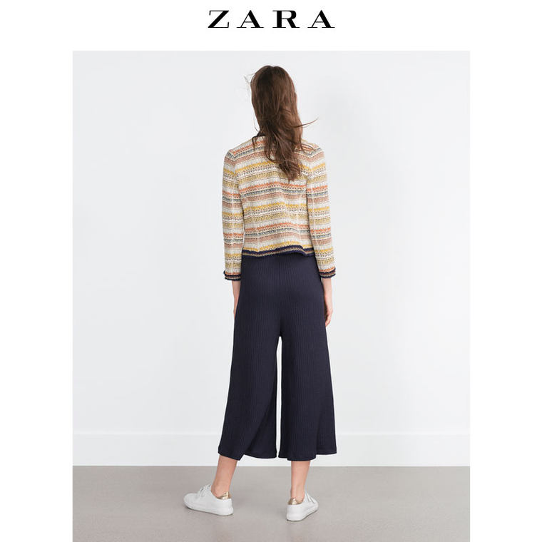 ZARA TRF 女装 提花针织外套 07789489928