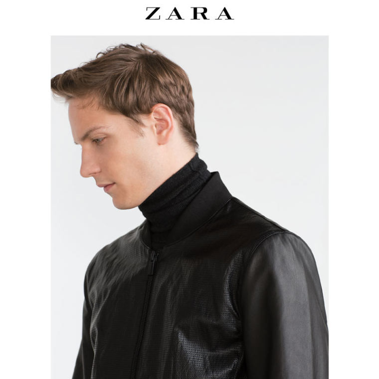 ZARA 男装 洞孔饰外套 00706306800