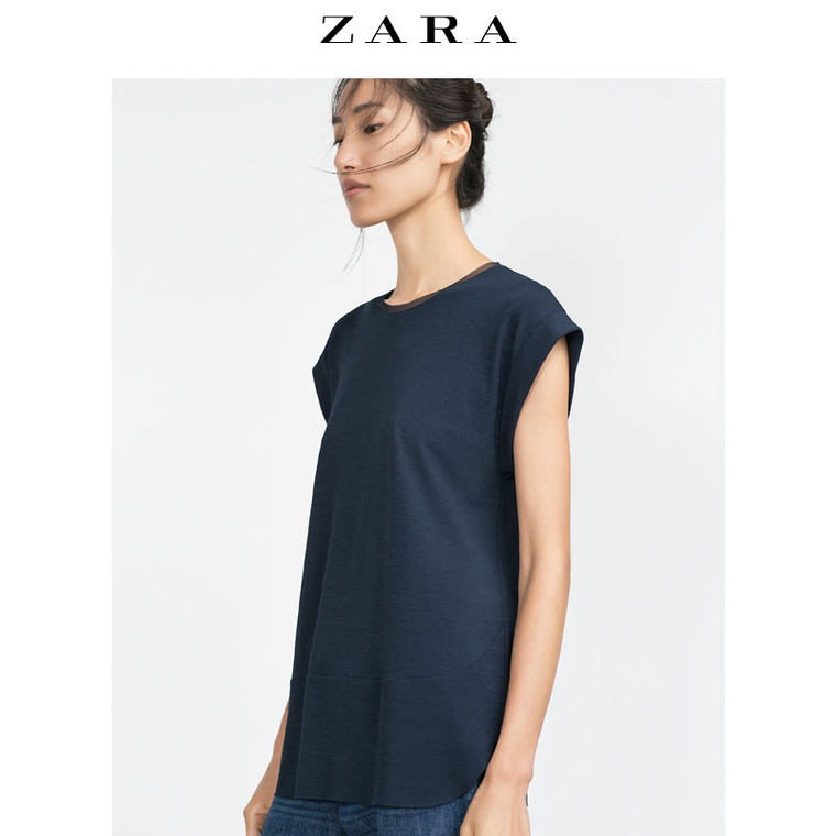 ZARA 女装 圆领 T 恤 05580825401